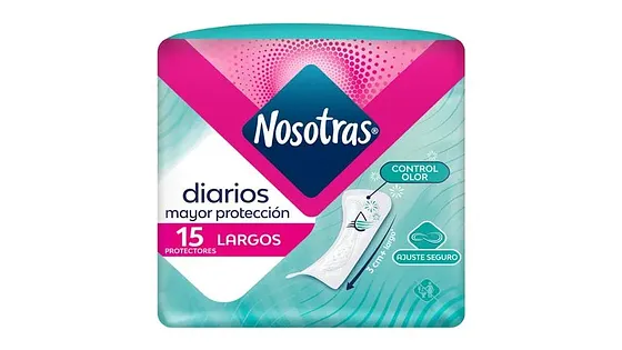NOSOTRAS LARGOS DIARIOS MAYOR PROTECCION 15UND
