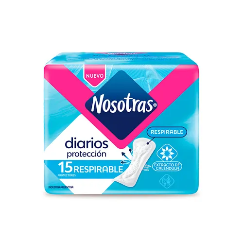 NOSOTRAS NORMAL DIARIOS RESPIRABLES-V 15UND