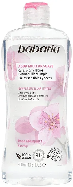 BABARIA AGUA MICELARROSA MOSQUETA 400ML