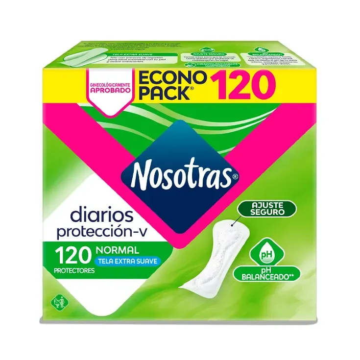 NOSOTRAS DIARIO PREOTECCION-V EXTRA SUAVE 120UND