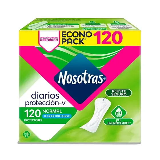 NOSOTRAS DIARIO PREOTECCION-V EXTRA SUAVE 120UND