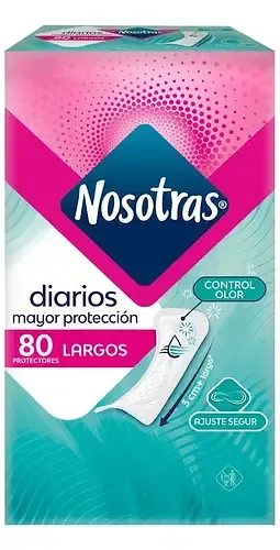 NOSOTRAS DIARIOS LARGOS EXTRA SUAVE 80UND