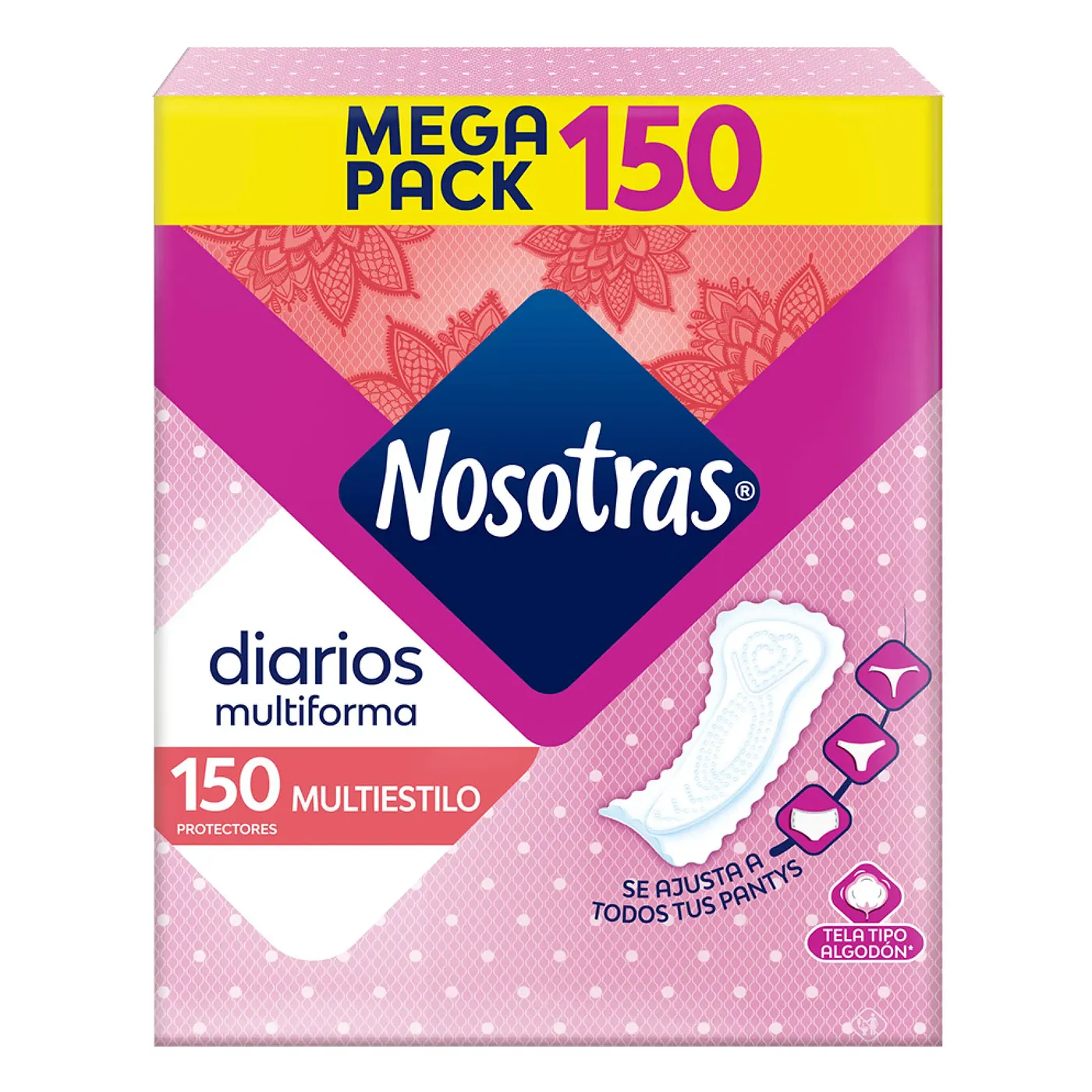 NOSOTRAS DIARIOS MULTIESTILO 150UND
