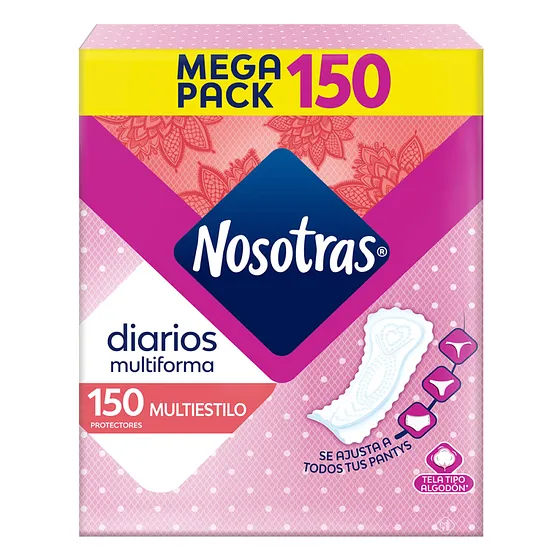 NOSOTRAS DIARIOS MULTIESTILO 150UND