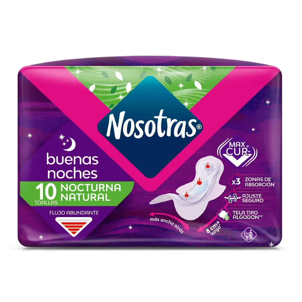 NOSOTRAS BUENAS NOCHES NOCTURNA NATURAL 10UND