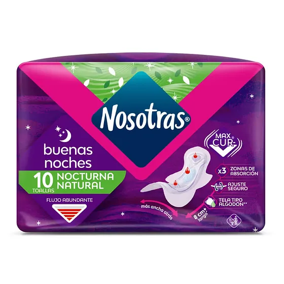 NOSOTRAS BUENAS NOCHES NOCTURNA NATURAL 10UND