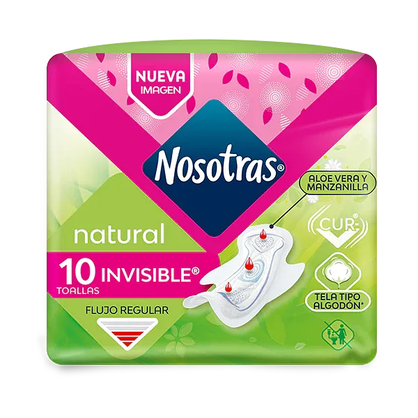 NOSOTRAS NATURAL INVISIBLE 10UND
