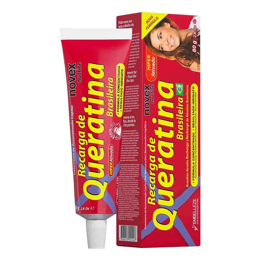 RECARGA NOVEX KERATINA BRASILENA 2.8oz