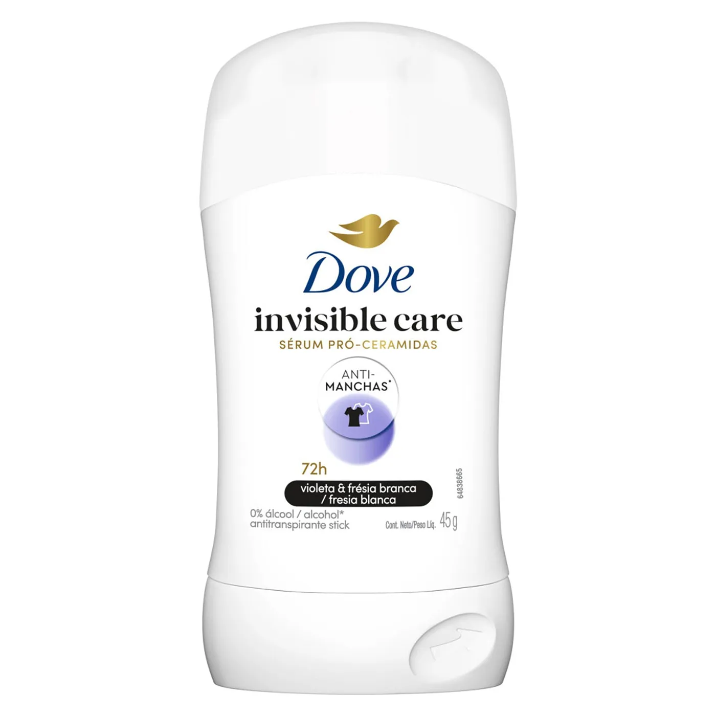 DOVE DEO STICK INVISIBLE DRY 45G
