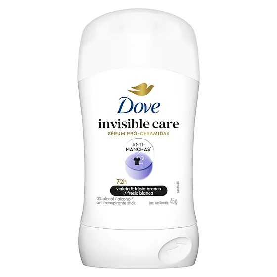 DOVE DEO STICK INVISIBLE DRY 45G