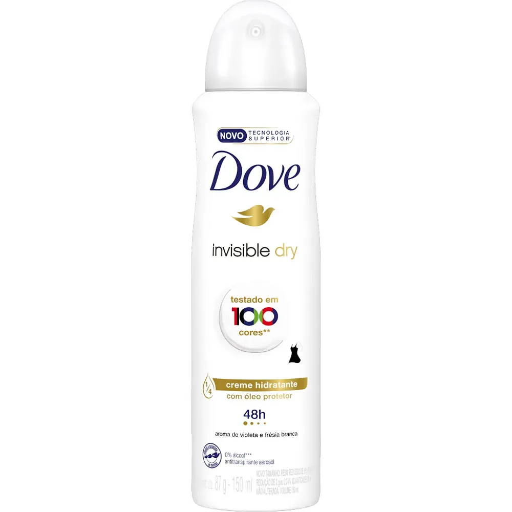 DOVE DEO SPRAY INVISIBLE DRY 150ML