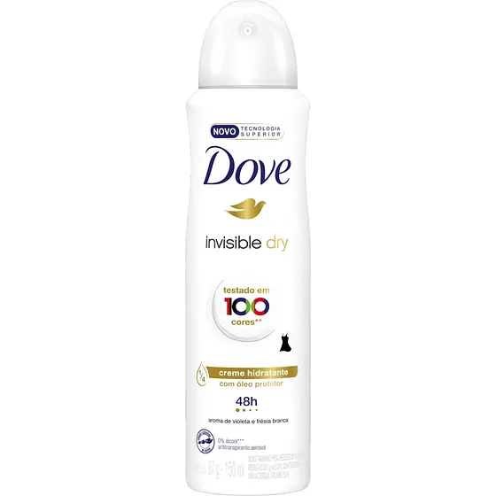 DOVE DEO SPRAY INVISIBLE DRY 150ML
