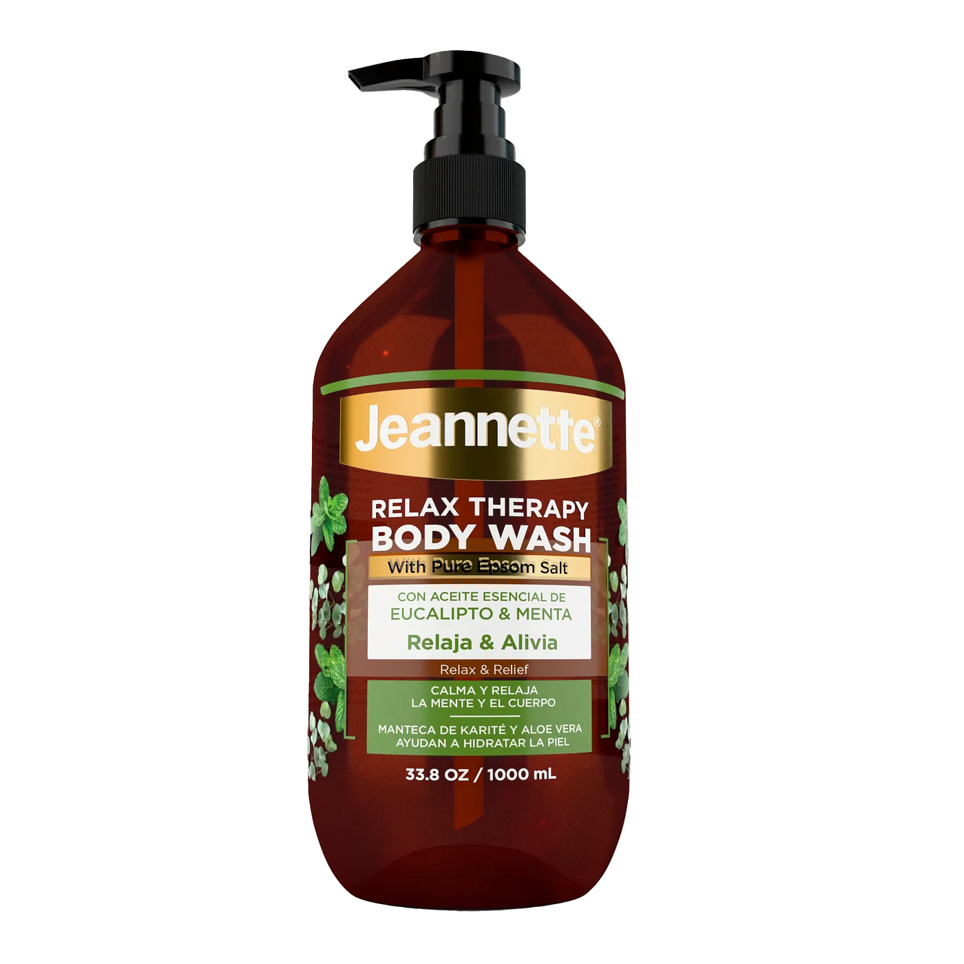 JEANNETTE BODY WASH EUCALIPTO & MENTA 950 ML