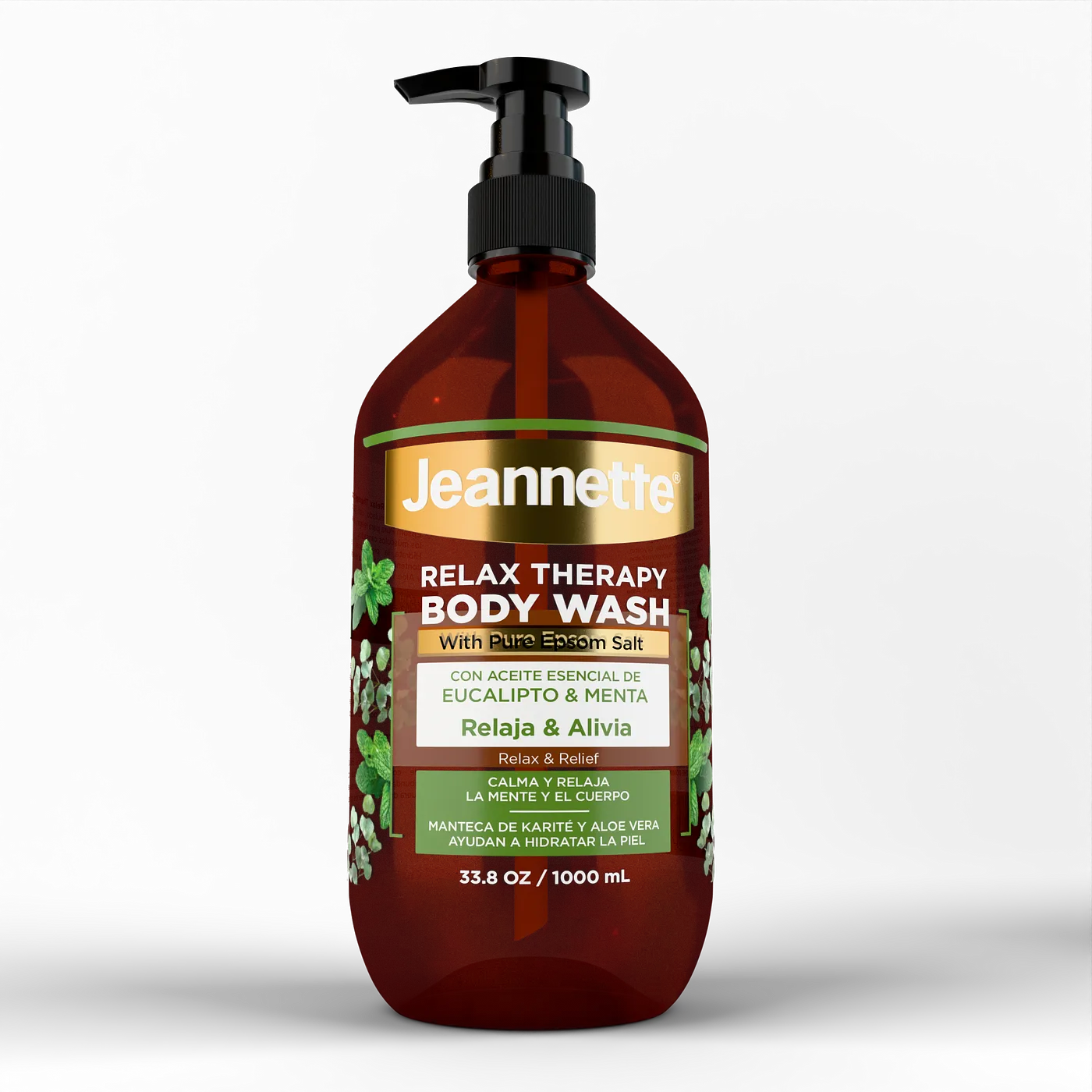 JEANNETTE BODY WASH EUCALIPTO & MENTA 950 ML
