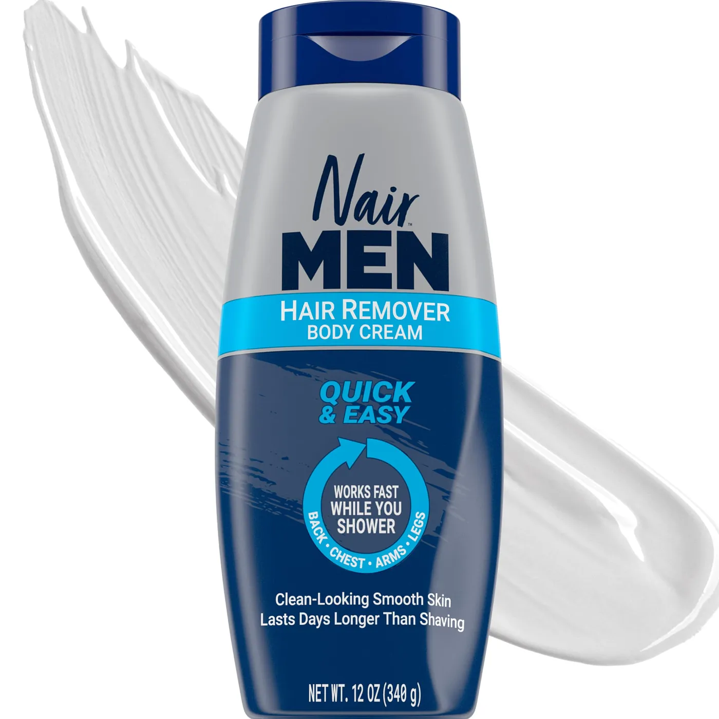 NAIR MEN  HAIR REMOVER QUICK 12 OZ