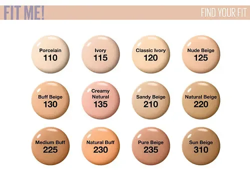 FIT ME FOUNDATION SANDY BEIGE 210