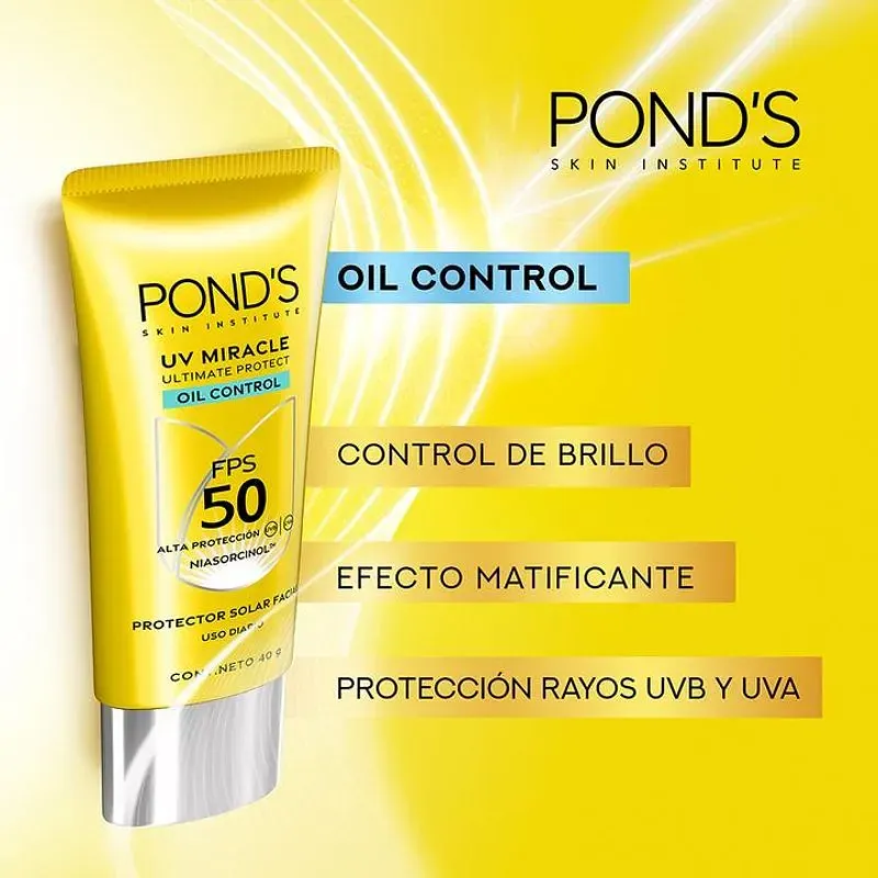 PONDS UV MIRACLE NIA OIL CONTROL 50FPS 40g