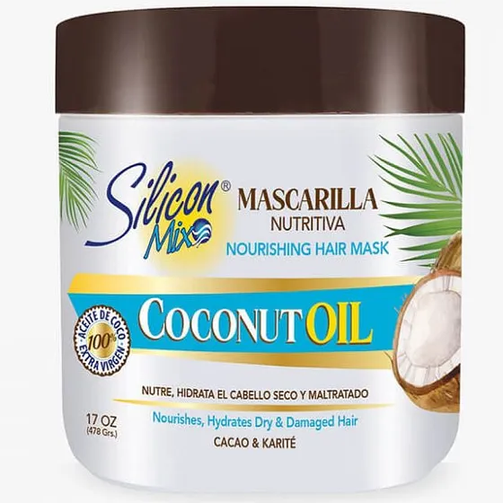 MASCARILLA SILICON MIX COCONUT OIL 17oz
