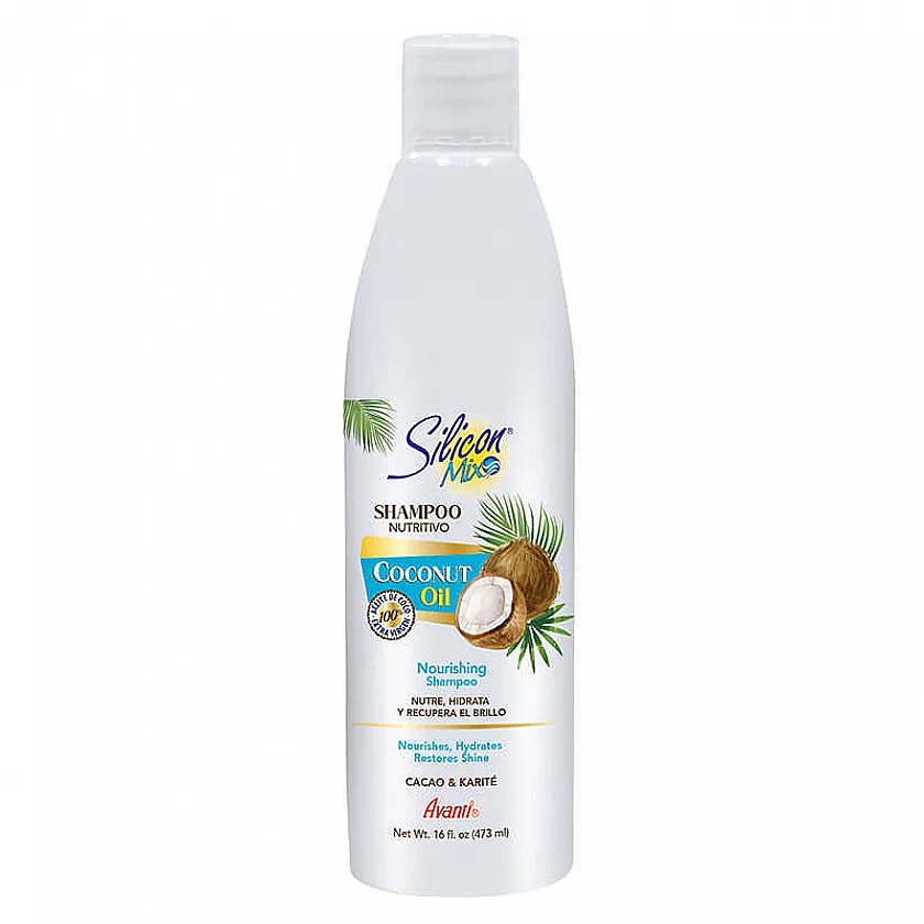 SHAMPOO SILICON MIX COCONUT OIL 16oz