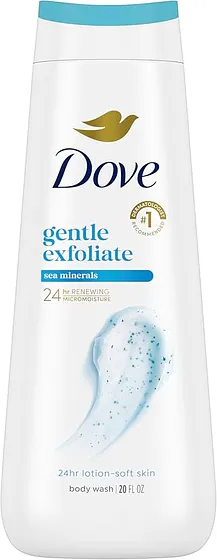 DOVE BODY WASH GENTLE EXFOLIANT 20oz