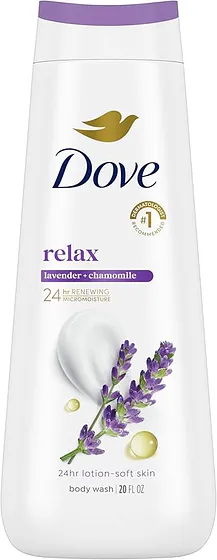 DOVE BODY WASH RELAXING 20oz