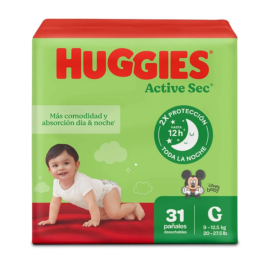 PANALES HUGGIES JUMBO G/3 31/1