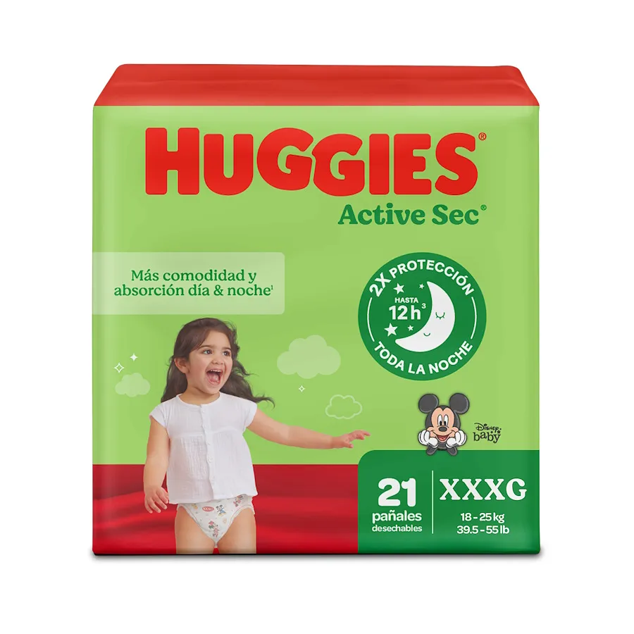 PANALES HUGGIES ACT SEC P6 22UND