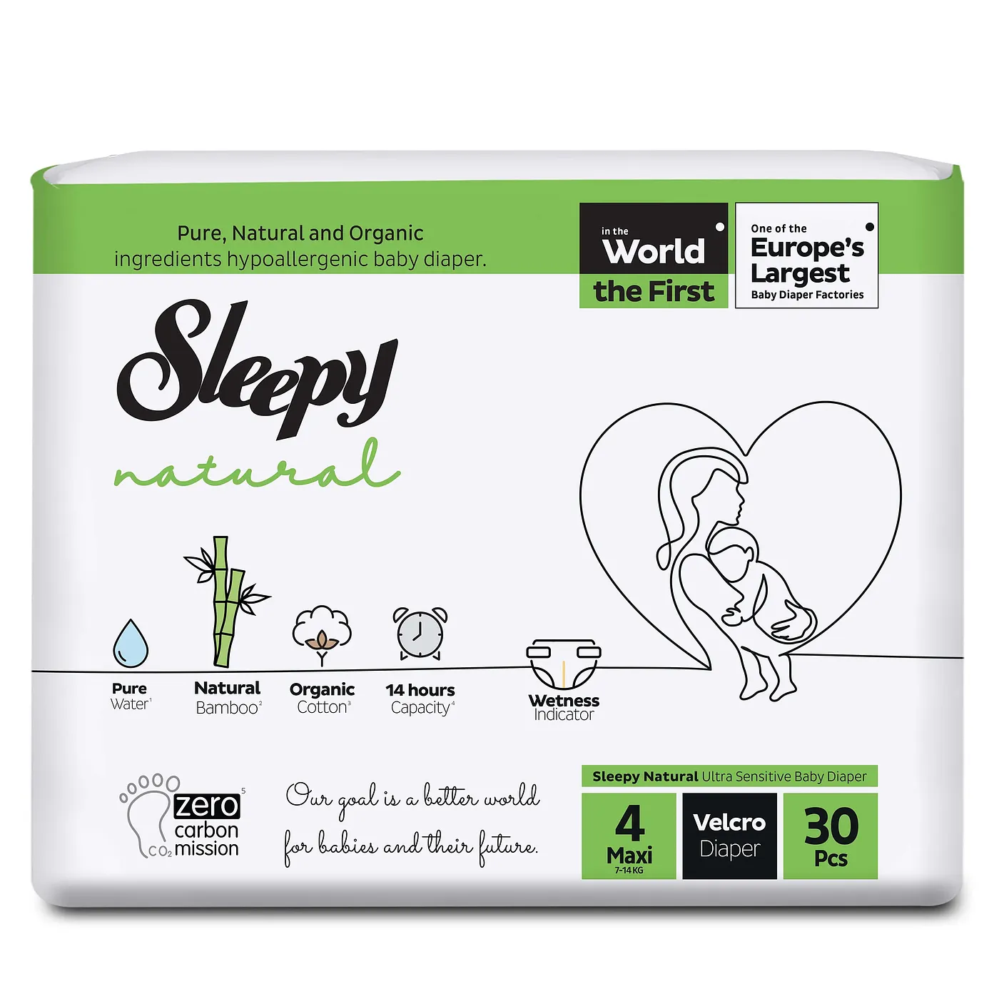 SLEEPY NATURAL JUMBO 4/30PCS
