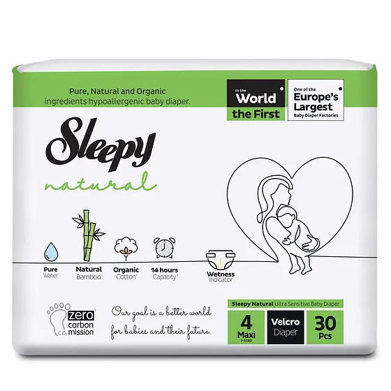 SLEEPY NATURAL JUMBO 4/30PCS