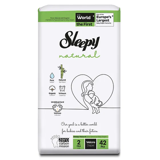 SLEEPY NATURAL JUMBO 2/42PCS