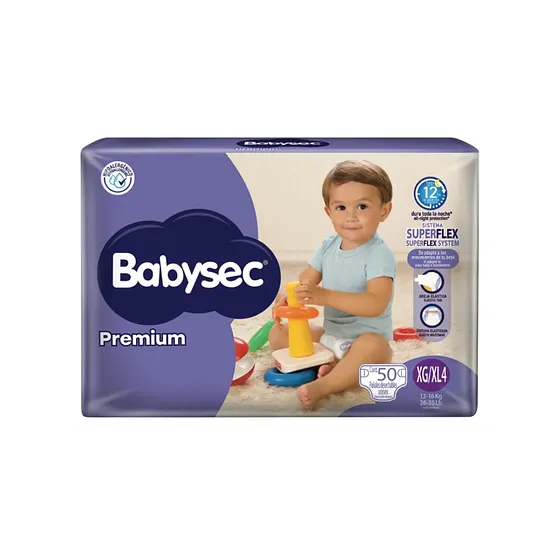 PANALES BABYSEC SUPERFLEX XG/XL4 36PCS