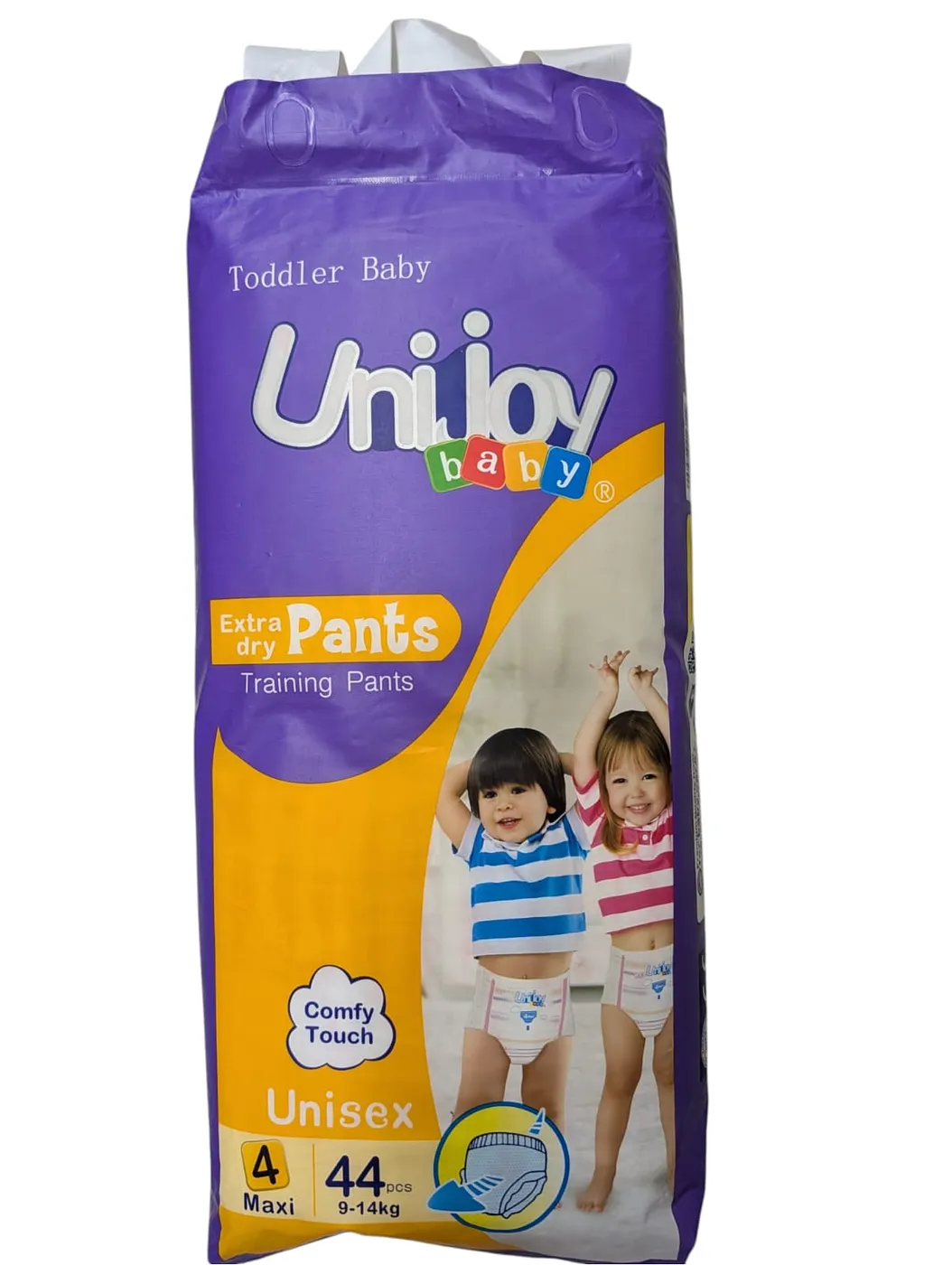 PANALES UNIJOY TRAINING PANTS 4M 44PCS