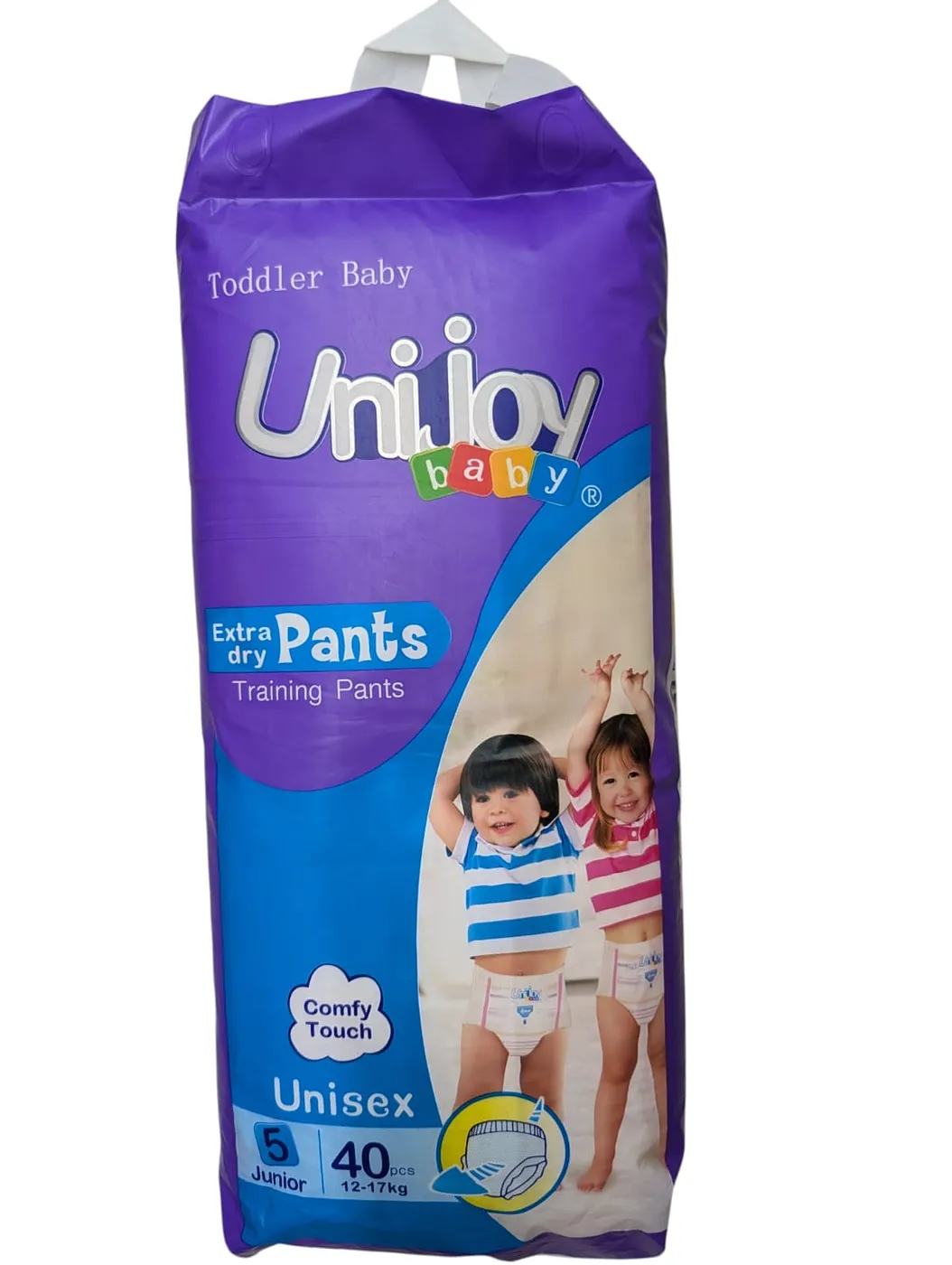PANALES UNIJOY TRAINING PANTS 5J 40PCS