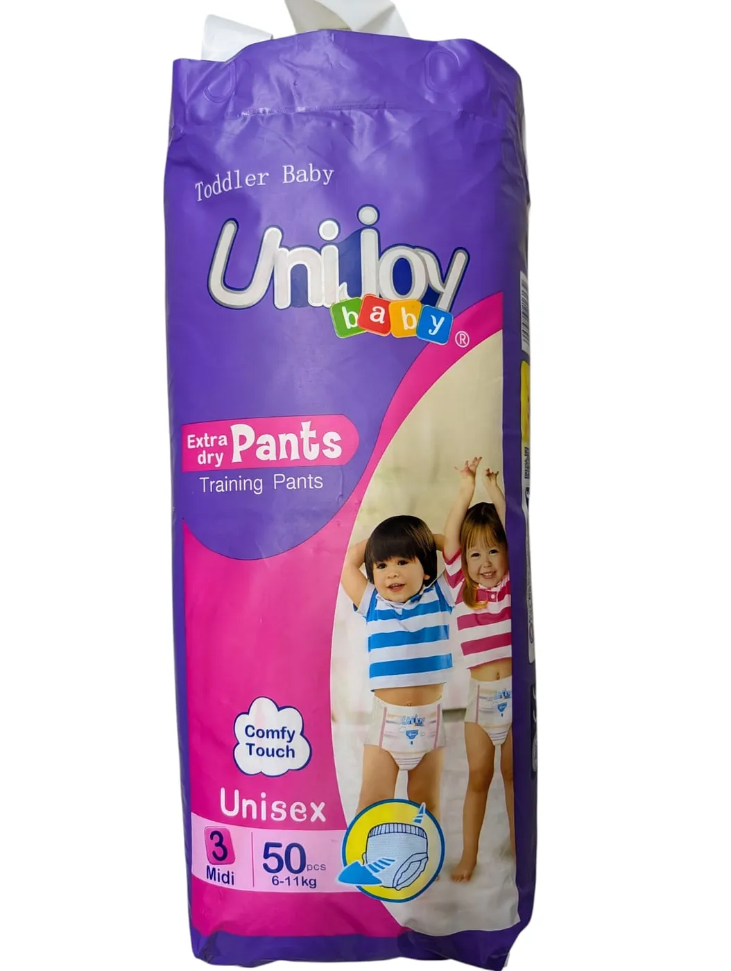 PANALES UNIJOY TRAINING PANTS 3M 50PCS