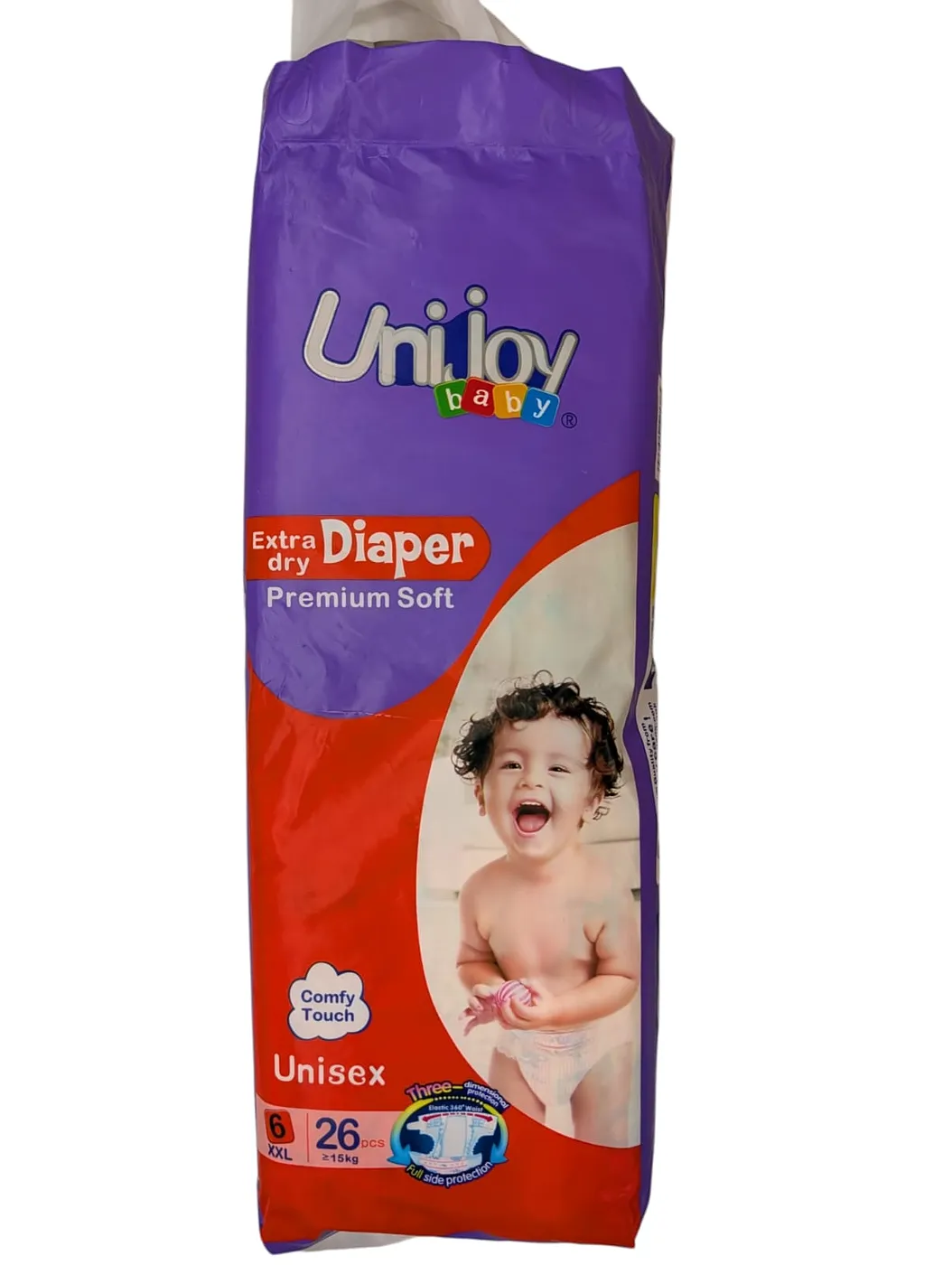UNIJOY BABY PAÑAL 6XXL 26PCS