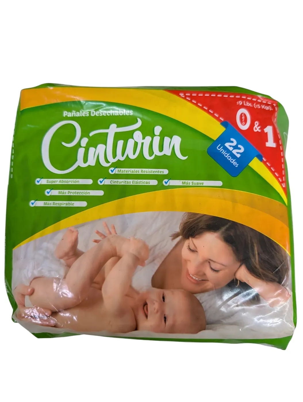 PANALES CINTURIN NEWBORN 0&1 22PC