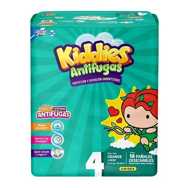 PANALES KIDDIES  G4 18PCS