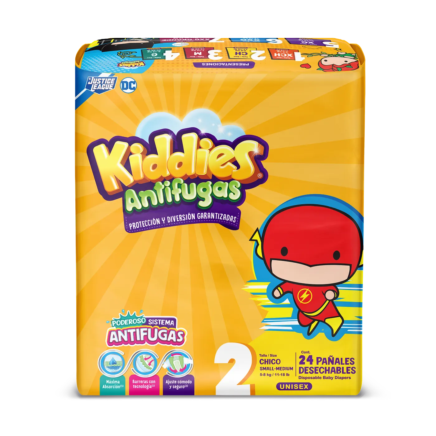 PANALES KIDDIES CH2 24PCS