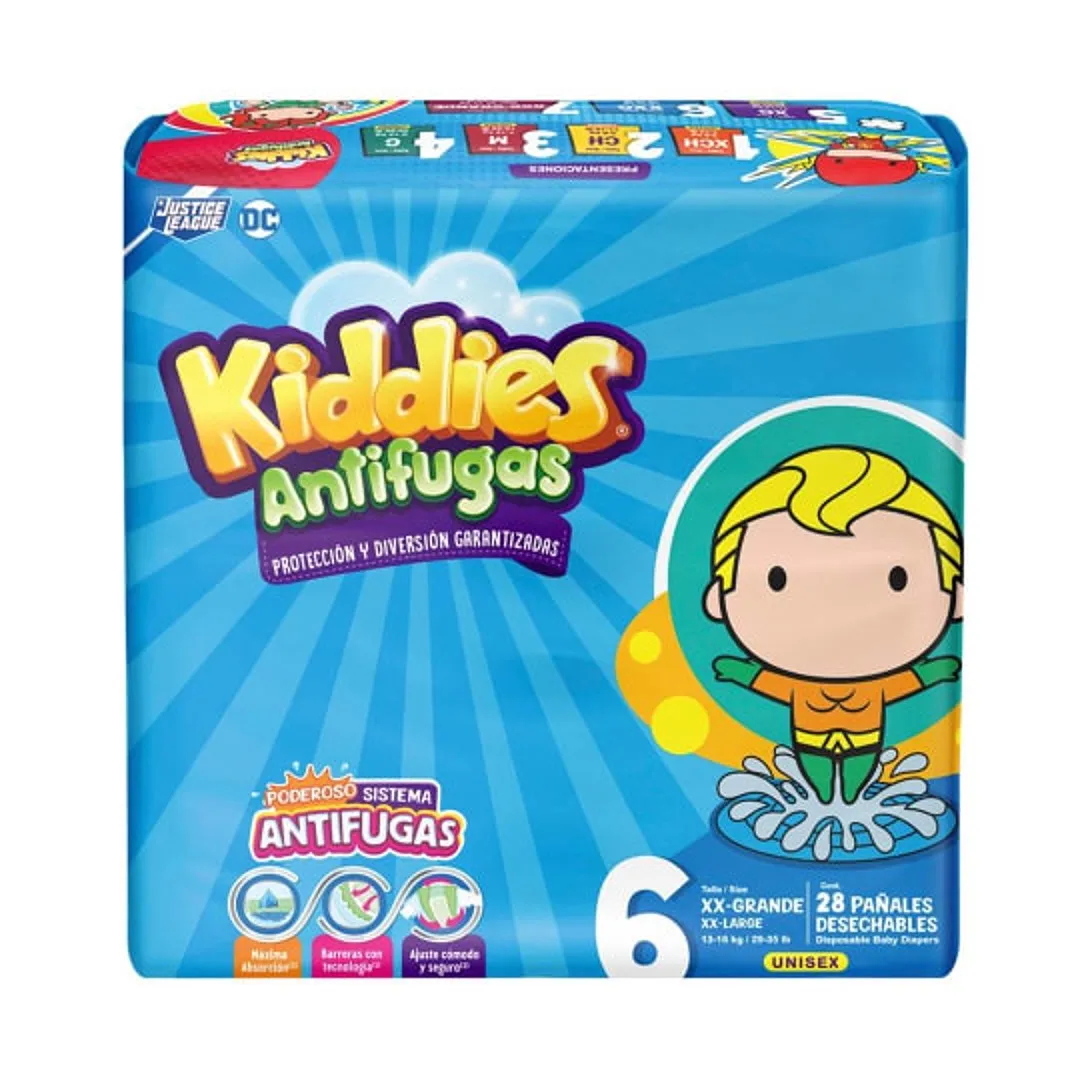 PANALES KIDDIES JUMBO XXG6 28PCS