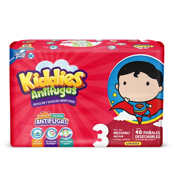 PANALES KIDDIES JUMBO M3 40PCS
