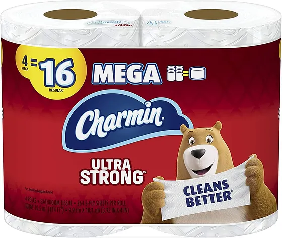 CHARMIN ULTRA STRONG MEGA 4/1