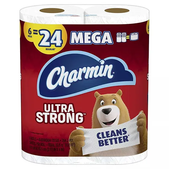 CHARMIN ULTRA STRONG MEGA  6/1