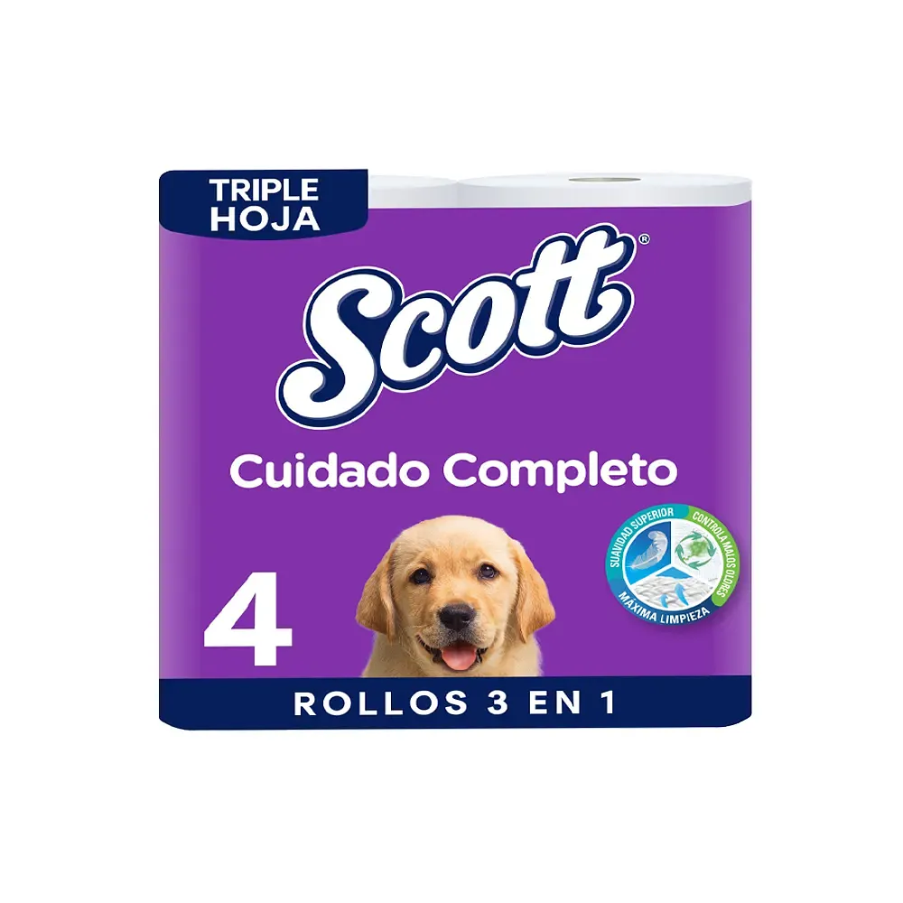 PAPEL SCOTT CUIDADO COMPLETO 4/1