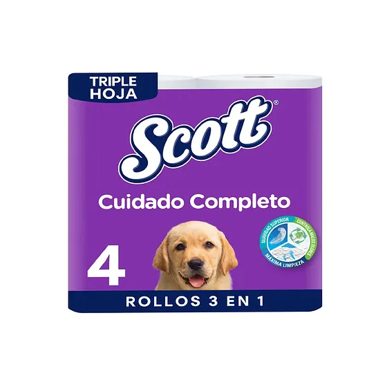 PAPEL SCOTT CUIDADO COMPLETO 4/1