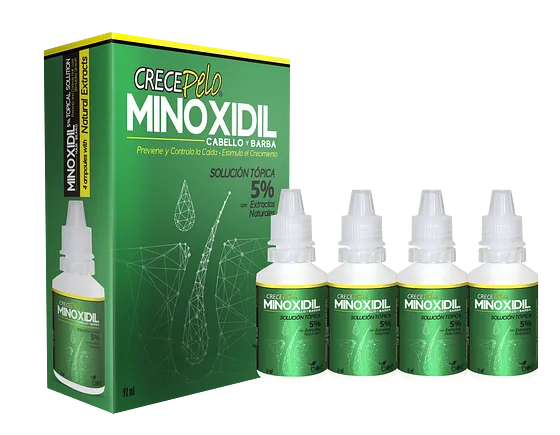CRECE PELO MINOXIDIL 5% 4/1