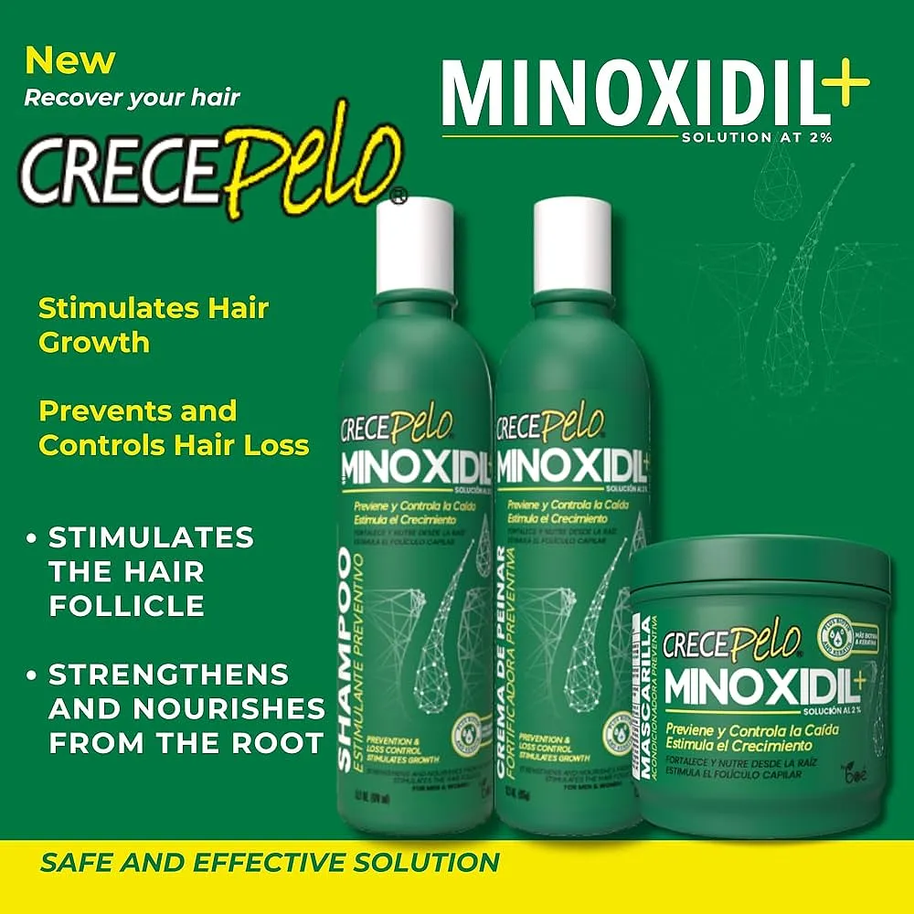 SHAMPOO CRECEPELO MINOXIDIL 12.5 OZ