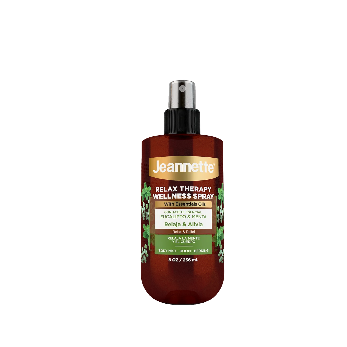 JEANNETTE RELAX SPRAY EUCALIPTO & MENTA 8 OZ