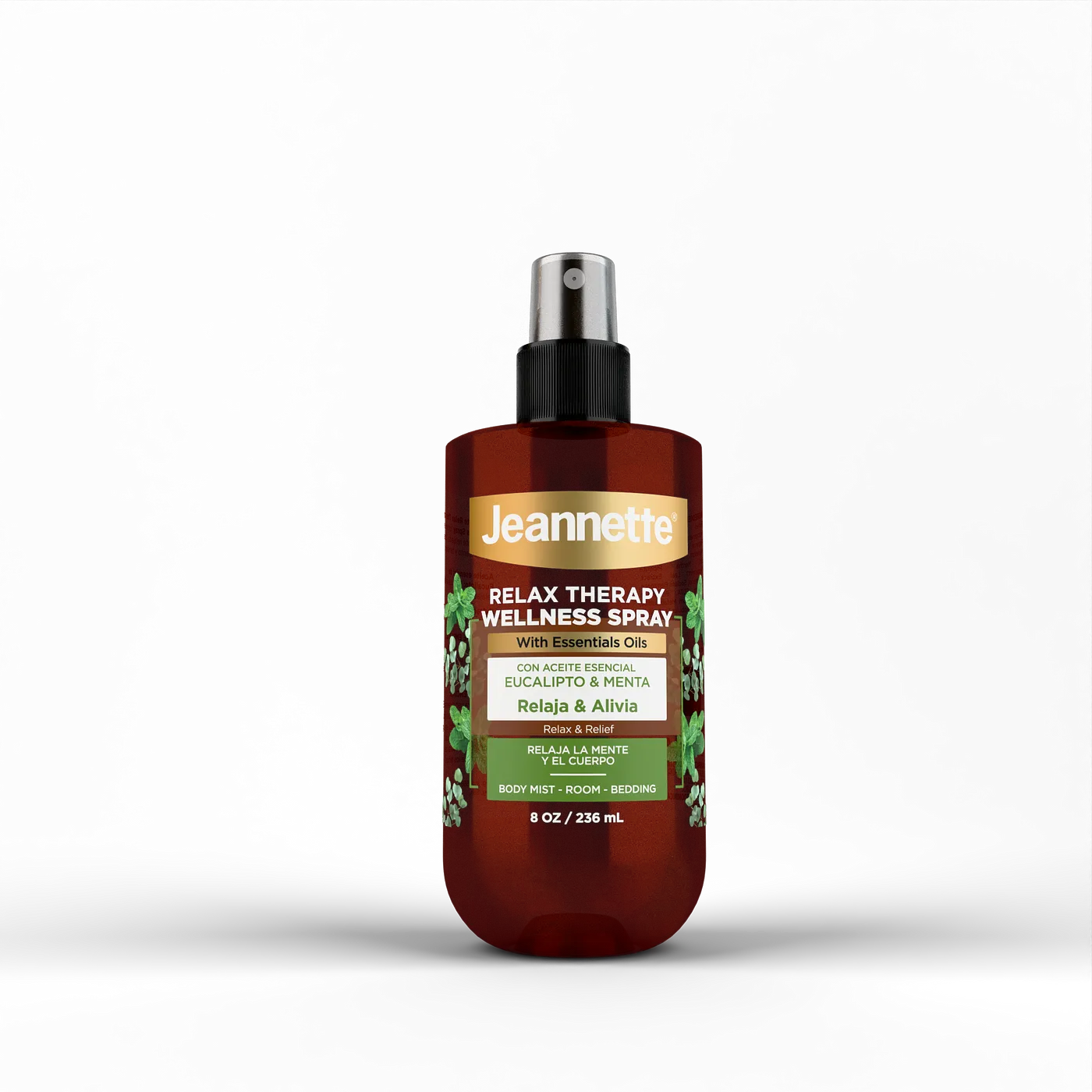 JEANNETTE RELAX SPRAY EUCALIPTO & MENTA 8 OZ