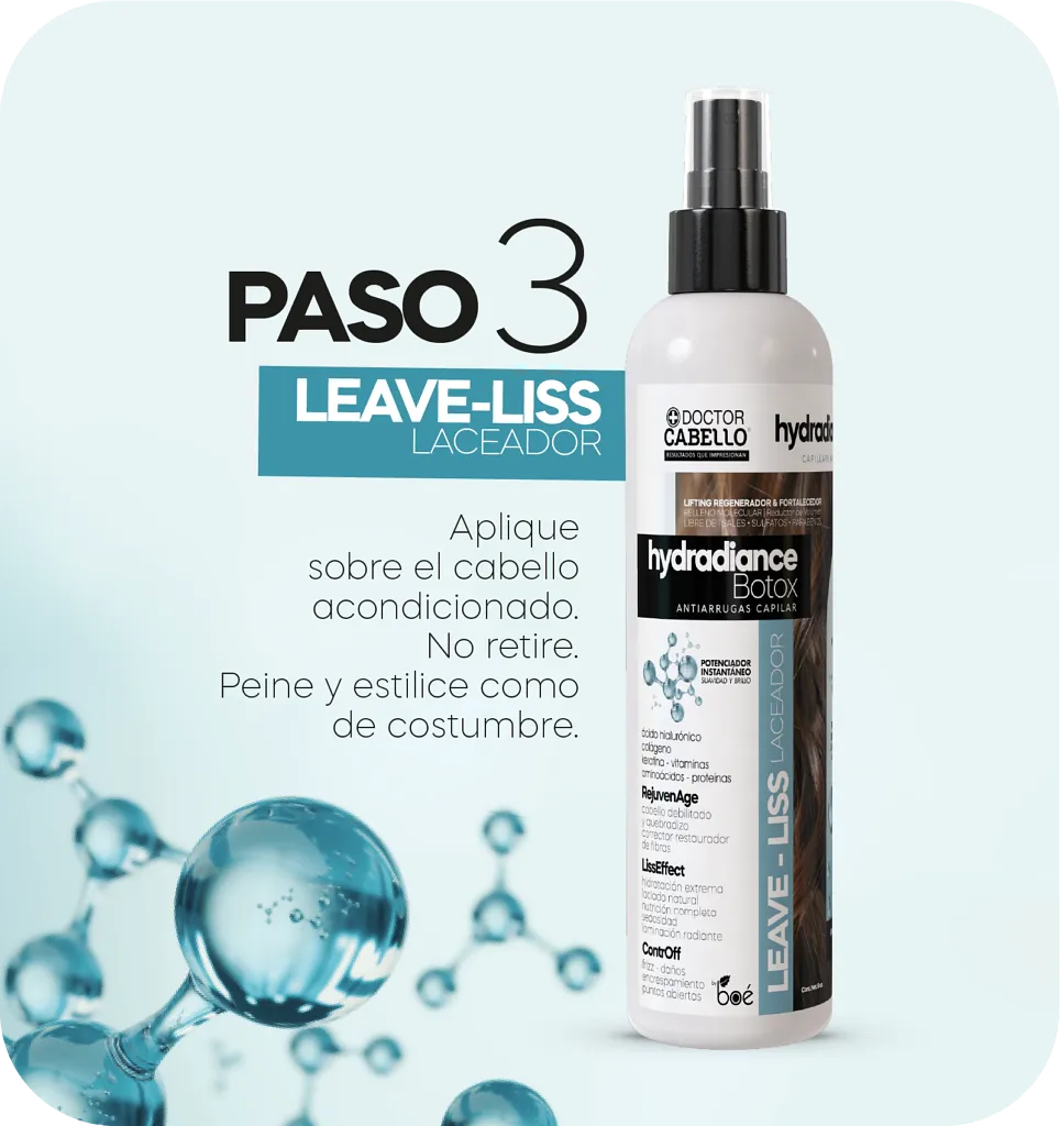 HYDRADIANCE BOTOX LEAVE-LISS LACEADOR 8 OZ