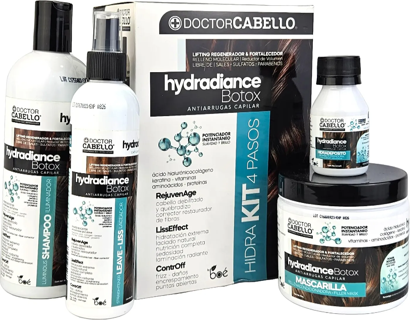 HYDRADIANCE BOTOX KIT 4 PASOS